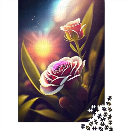 Art Flowers Puzzle 1000-teilige Schwer Puzzle Spielzeug Pädagogisches Spiel Impossible Herausforderungsspielzeug Für Erwachsene Und Kinder in Bewährter 1000pcs (38x26cm) von LMYmoney