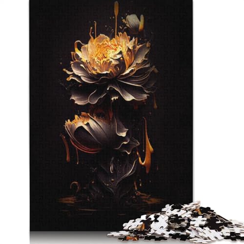 Art Flowers Puzzle 1000-teilige Schwer Puzzle Spielzeug Pädagogisches Spiel Impossible Herausforderungsspielzeug Für Erwachsene Und Kinder in Bewährter 1000pcs (75x50cm) von LMYmoney