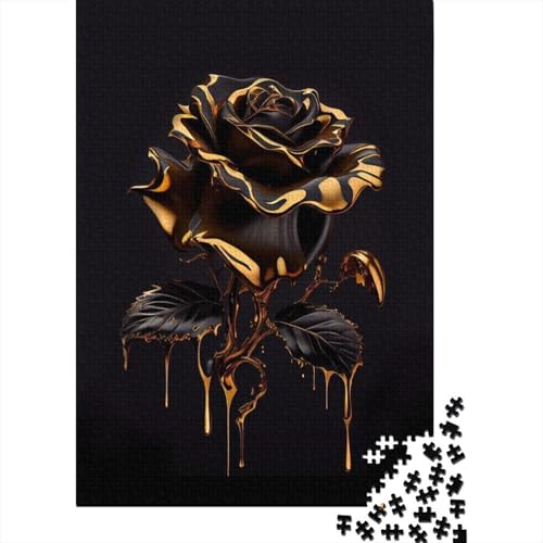 Art Flowers Puzzles 1000 Teile Schwer Puzzle Spielzeug Lernspiel Impossible Herausforderung Spielzeug Für Erwachsene Kinder 1000pcs (38x26cm) von LMYmoney