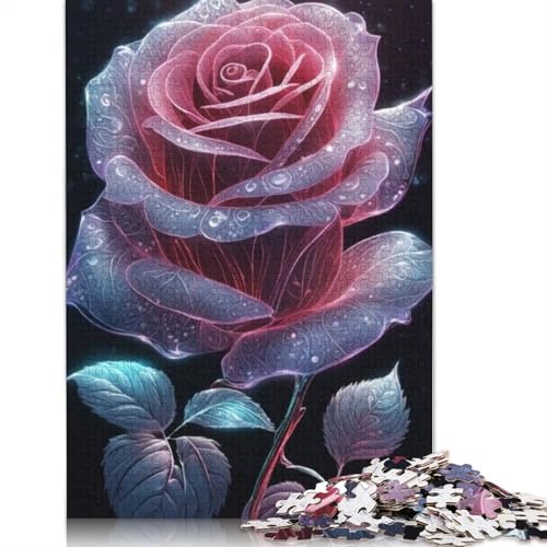 Art Flowers Puzzles 1000 Teile Schwer Puzzle Spielzeug Lernspiel Impossible Herausforderung Spielzeug Für Erwachsene Kinder 1000pcs (75x50cm) von LMYmoney