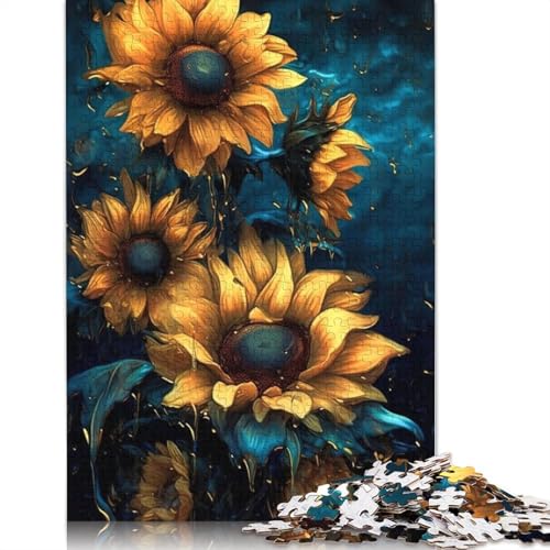 Art Flowers Puzzles 1000 Teile Schwer Puzzle Spielzeug Lernspiel Impossible Herausforderung Spielzeug Für Erwachsene Und Kinder Ab 12 Jahren 1000pcs (75x50cm) von LMYmoney