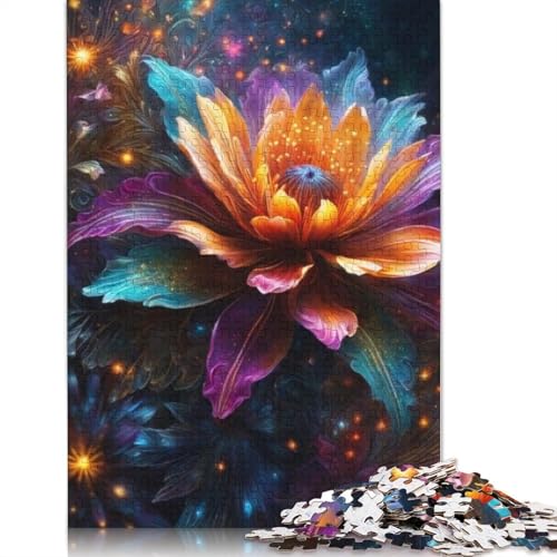 Art Flowers Puzzles 1000 Teile Schwer Puzzle Spielzeug Lernspiel Impossible Herausforderung Spielzeug Für Erwachsene Und Kinder Ab 12 Jahren 1000pcs (75x50cm) von LMYmoney