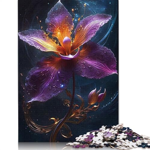 Art Flowers Puzzles 1000 Teile Schwer Puzzle Spielzeug Lernspiel Impossible Herausforderung Spielzeug Für Erwachsene Und Kinder Ab 14 Jahren 1000pcs (75x50cm) von LMYmoney