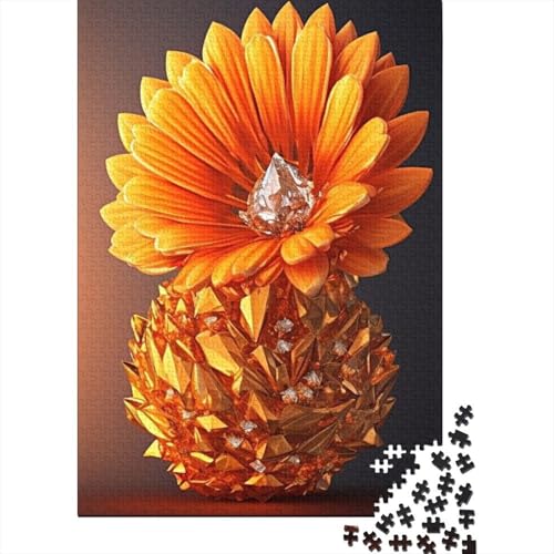 Art Flowers Puzzles 1000 Teile Schwer Puzzle Spielzeug Lernspiel Impossible Herausforderung Spielzeug Für Erwachsene Und Kinder in Bewährter 1000pcs (38x26cm) von LMYmoney