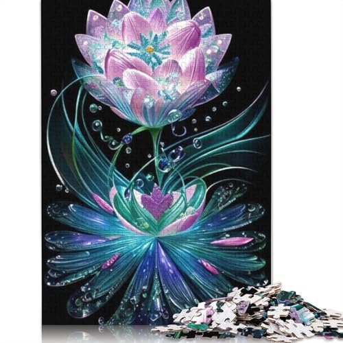 Art Flowers Puzzles 1000 Teile Schwer Puzzle Spielzeug Lernspiel Impossible Herausforderungsspielzeug Für Erwachsene Kinder 1000pcs (75x50cm) von LMYmoney