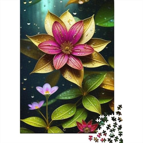 Art Flowers Puzzles 1000 Teile Schwer Puzzle Spielzeug Lernspiel Impossible Herausforderungsspielzeug Für Erwachsene Und Kinder Ab 12 Jahren 1000pcs (38x26cm) von LMYmoney