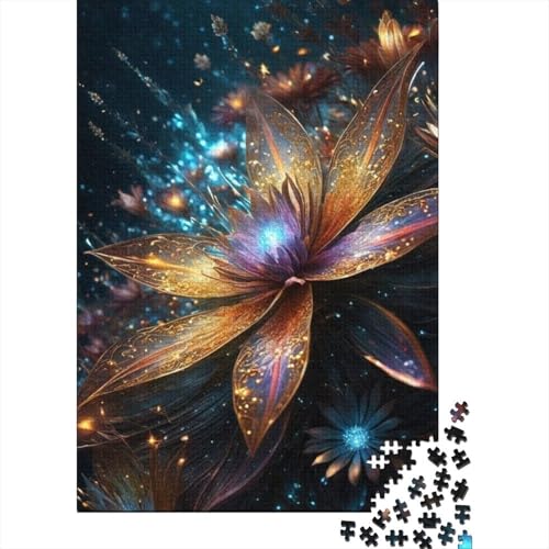 Art Flowers Puzzles 1000 Teile Schwer Puzzle Spielzeug Lernspiel Impossible Herausforderungsspielzeug Für Erwachsene Und Kinder Ab 12 Jahren 1000pcs (38x26cm) von LMYmoney