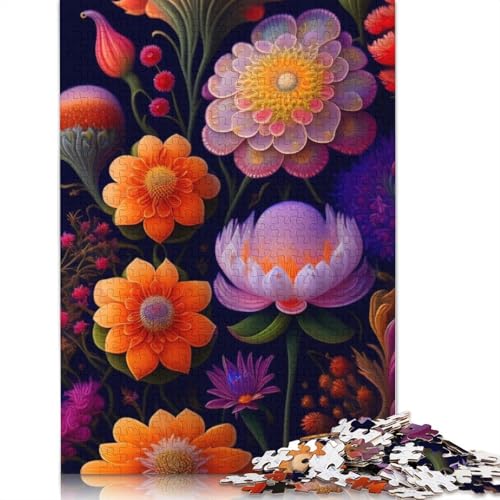 Art Flowers Puzzles 1000 Teile Schwer Puzzle Spielzeug Lernspiel Impossible Herausforderungsspielzeug Für Erwachsene Und Kinder Ab 12 Jahren 1000pcs (75x50cm) von LMYmoney