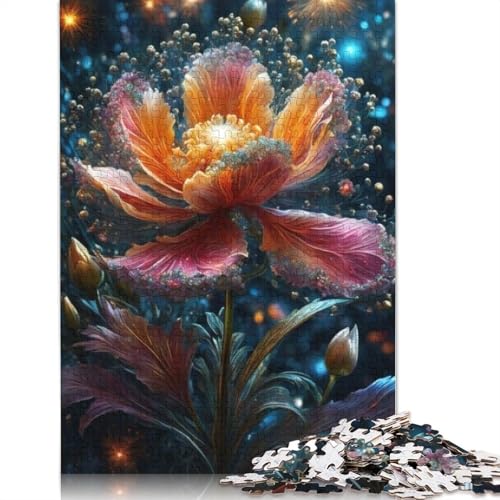 Art Flowers Puzzles 1000 Teile Schwer Puzzle Spielzeug Lernspiel Impossible Herausforderungsspielzeug Für Erwachsene Und Kinder Ab 12 Jahren 1000pcs (75x50cm) von LMYmoney