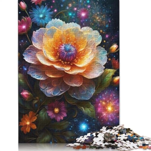 Art Flowers Puzzles 1000 Teile Schwer Puzzle Spielzeug Lernspiel Impossible Herausforderungsspielzeug Für Erwachsene Und Kinder Ab 12 Jahren 1000pcs (75x50cm) von LMYmoney