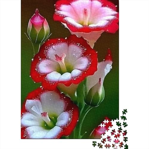 Art Flowers Puzzles 1000 Teile Schwer Puzzle Spielzeug Lernspiel Impossible Herausforderungsspielzeug Für Erwachsene Und Kinder Ab 14 Jahren 1000pcs (38x26cm) von LMYmoney