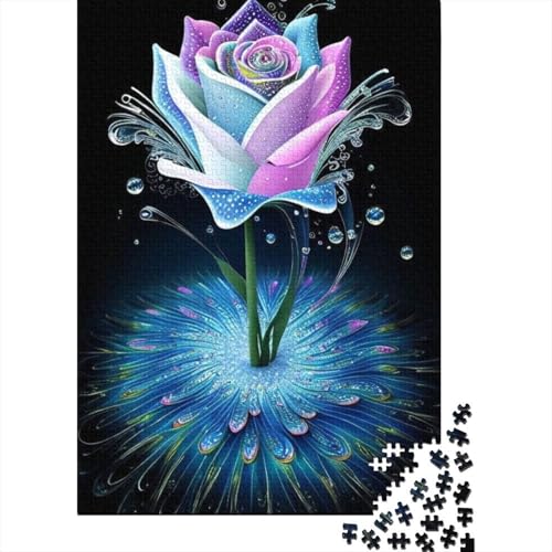 Art Flowers Puzzles 1000 Teile Schwer Puzzle Spielzeug Lernspiel Impossible Herausforderungsspielzeug Für Erwachsene Und Kinder Ab 14 Jahren 1000pcs (38x26cm) von LMYmoney