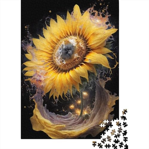 Art Flowers Puzzles 1000 Teile Schwer Puzzle Spielzeug Lernspiel Impossible Herausforderungsspielzeug Für Erwachsene Und Kinder Ab 14 Jahren 1000pcs (38x26cm) von LMYmoney