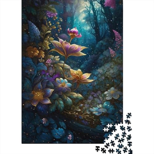 Art Flowers Puzzles 1000 Teile Schwer Puzzle Spielzeug Lernspiel Impossible Herausforderungsspielzeug Für Erwachsene Und Kinder Ab 14 Jahren 1000pcs (38x26cm) von LMYmoney
