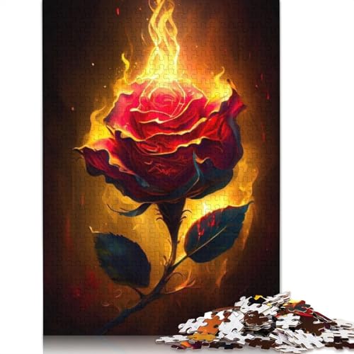 Art Flowers Puzzles 1000 Teile Schwer Puzzle Spielzeug Lernspiel Impossible Herausforderungsspielzeug Für Erwachsene Und Kinder Ab 14 Jahren 1000pcs (75x50cm) von LMYmoney