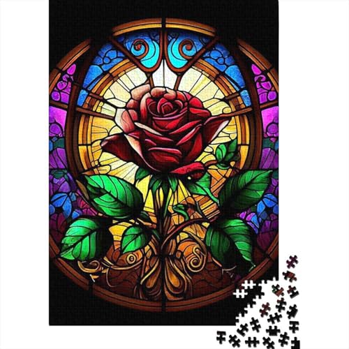 Art Flowers Puzzles 1000 Teile Schwer Puzzle Spielzeug Pädagogisches Spiel Impossible Herausforderung Spielzeug Für Erwachsene Kinder 1000pcs (38x26cm) von LMYmoney