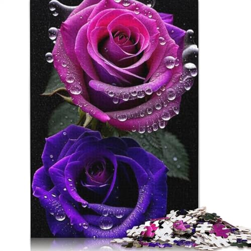 Art Flowers Puzzles 1000 Teile Schwer Puzzle Spielzeug Pädagogisches Spiel Impossible Herausforderung Spielzeug Für Erwachsene Kinder 1000pcs (75x50cm) von LMYmoney