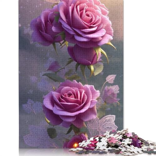 Art Flowers Puzzles 1000 Teile Schwer Puzzle Spielzeug Pädagogisches Spiel Impossible Herausforderung Spielzeug Für Erwachsene Kinder 1000pcs (75x50cm) von LMYmoney