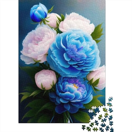 Art Flowers Puzzles 1000 Teile Schwer Puzzle Spielzeug Pädagogisches Spiel Impossible Herausforderung Spielzeug Für Erwachsene Und Kinder Ab 12 Jahren 1000pcs (38x26cm) von LMYmoney