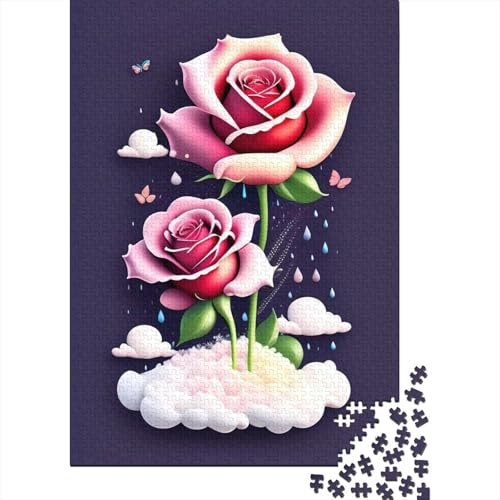 Art Flowers Puzzles 1000 Teile Schwer Puzzle Spielzeug Pädagogisches Spiel Impossible Herausforderung Spielzeug Für Erwachsene Und Kinder in Bewährter 1000pcs (38x26cm) von LMYmoney