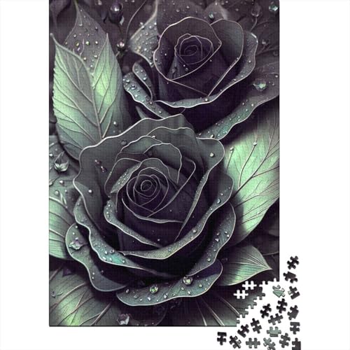 Art Flowers Puzzles 1000 Teile Schwer Puzzle Spielzeug Pädagogisches Spiel Impossible Herausforderungsspielzeug Für Erwachsene Kinder 1000pcs (38x26cm) von LMYmoney