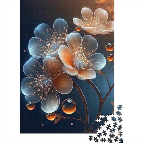 Art Flowers Puzzles 1000 Teile Schwer Puzzle Spielzeug Pädagogisches Spiel Impossible Herausforderungsspielzeug Für Erwachsene Kinder 1000pcs (38x26cm) von LMYmoney