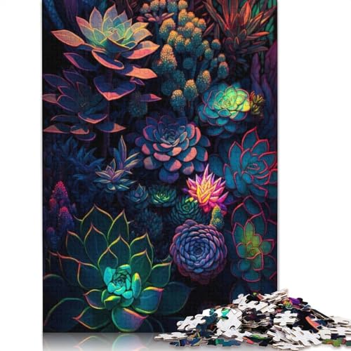 Art Flowers Puzzles 1000 Teile Schwer Puzzle Spielzeug Pädagogisches Spiel Impossible Herausforderungsspielzeug Für Erwachsene Kinder 1000pcs (75x50cm) von LMYmoney