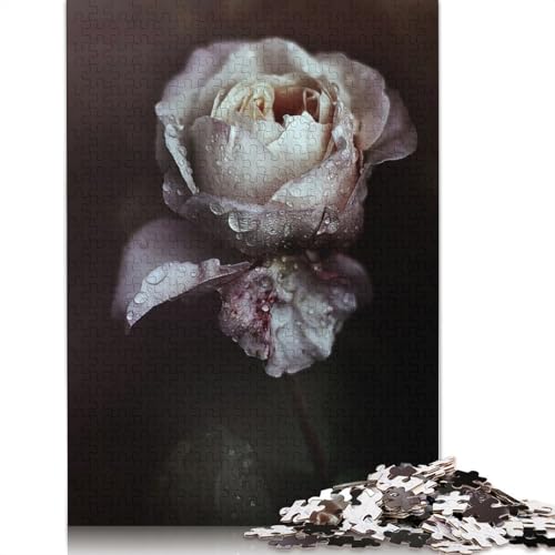 Art Flowers Puzzles 1000 Teile Schwer Puzzle Spielzeug Pädagogisches Spiel Impossible Herausforderungsspielzeug Für Erwachsene Kinder 1000pcs (75x50cm) von LMYmoney