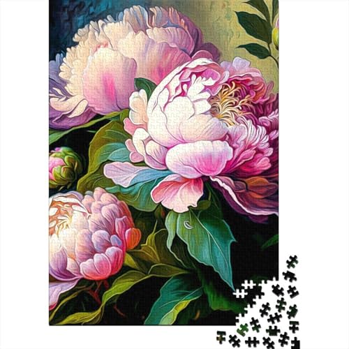 Art Flowers Puzzles 1000 Teile Schwer Puzzle Spielzeug Pädagogisches Spiel Impossible Herausforderungsspielzeug Für Erwachsene Und Kinder in Bewährter 1000pcs (38x26cm) von LMYmoney