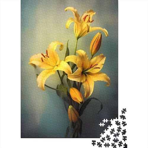 Art Flowers Puzzles 1000 Teile Schwer Puzzle Spielzeug Pädagogisches Spiel Impossible Herausforderungsspielzeug Für Erwachsene Und Kinder in Bewährter 1000pcs (38x26cm) von LMYmoney