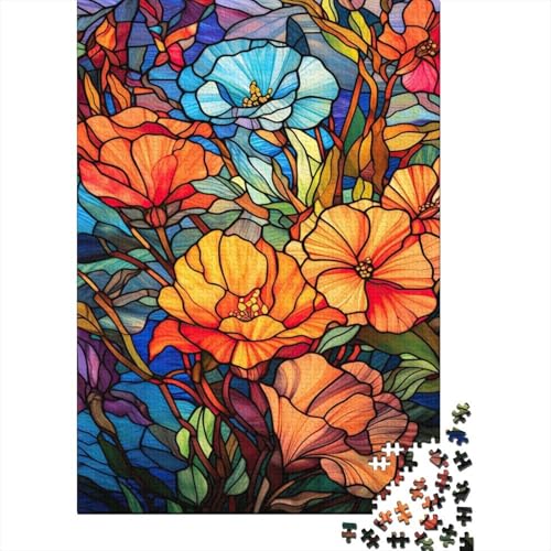 Art Flowers Puzzles 1000 Teile Schwer Puzzle Spielzeug Pädagogisches Spiel Impossible Herausforderungsspielzeug Für Erwachsene Und Kinder in Bewährter 1000pcs (38x26cm) von LMYmoney