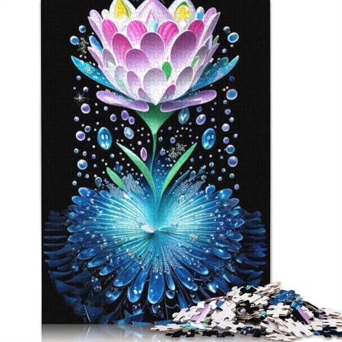Art Flowers Puzzles 1000 Teile Schwer Puzzle Spielzeug Pädagogisches Spiel Impossible Herausforderungsspielzeug Für Erwachsene Und Kinder in Bewährter 1000pcs (75x50cm) von LMYmoney