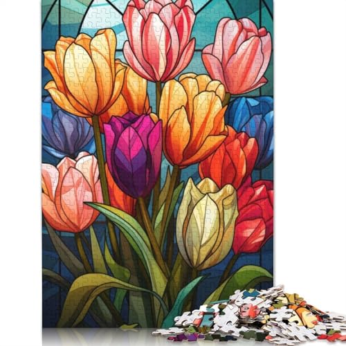 Art Flowers Puzzles 1000-teilige Schwer Puzzle Spielzeug Lernspiel Impossible Herausforderungsspielzeug Für Erwachsene Kinder 1000pcs (75x50cm) von LMYmoney