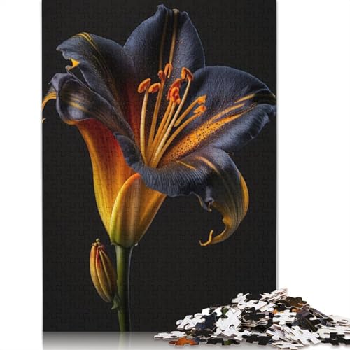 Art Flowers Puzzles 1000-teilige Schwer Puzzle Spielzeug Lernspiel Impossible Herausforderungsspielzeug Für Erwachsene Kinder 1000pcs (75x50cm) von LMYmoney