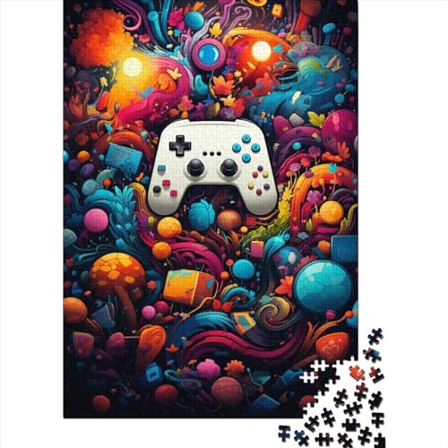 Art Game Controller Puzzles 1000 Teile Schwer Puzzle Spielzeug Lernspiel Impossible Herausforderung Spielzeug Für Erwachsene Kinder 1000pcs (75x50cm) von LMYmoney