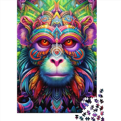 Art Gorilla Puzzles 1000 Teile Schwer Puzzle Spielzeug Lernspiel Impossible Herausforderungsspielzeug Für Erwachsene Und Kinder Ab 12 Jahren 1000pcs (38x26cm) von LMYmoney