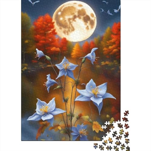 Art Moon Puzzle, Lernspiele, Familienaktivitäten, Premium-Puzzle aus Karton für Frauen und Männer, 1000 Teile (75 x 50 cm) von LMYmoney