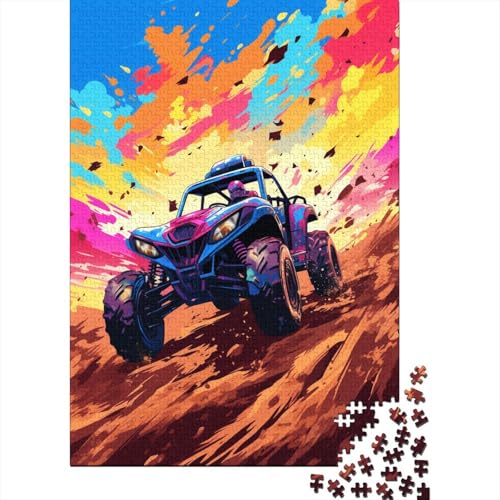 Art Mountainbike-Puzzle, schwierige Herausforderung, 100% recycelter Karton, Puzzle für Kinder und Erwachsene, 1000 Teile (75 x 50 cm) von LMYmoney