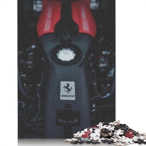 Art Sports Car Puzzle, Denksportaufgabe, 100% recyceltes Holzpuzzle für Kinder und Erwachsene ab 12 Jahren, Vatertagsgeschenk, 520 Teile (52 x 38 cm) von LMYmoney