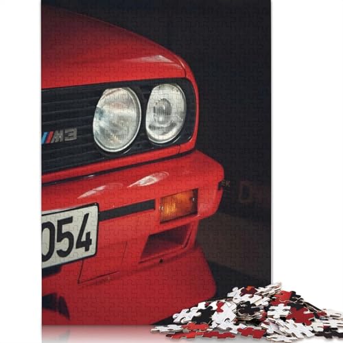 Art Sports Car Puzzle, Denksportaufgabe, rechteckiges Holzpuzzle für Erwachsene und Teenager, 1500 Teile (85 x 57 cm) von LMYmoney
