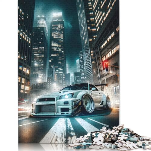 Art Sports Car Puzzle, Familienspaß, 100% recyceltes Holzpuzzle für Kinder und Erwachsene ab 12 Jahren, 1500 Teile (85 x 57 cm) von LMYmoney