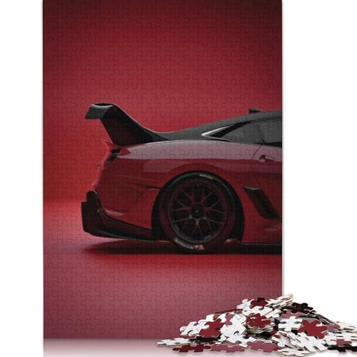 Art Sports Car Puzzle, Familienspaß, 100% recyceltes Holzpuzzle für Kinder und Erwachsene ab 12 Jahren, 520 Teile (52 x 38 cm) von LMYmoney