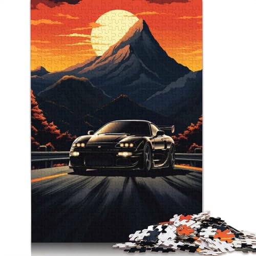 Art Sports Car Puzzle, Familienspaß, 100% recyceltes Holzpuzzle für Kinder und Erwachsene ab 12 Jahren, 520 Teile (52 x 38 cm) von LMYmoney