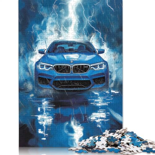 Art Sports Car Puzzle, Familienspaß, rechteckiges Holzpuzzle für Kinder und Erwachsene ab 12 Jahren, Geburtstagsgeschenk, 520 Teile (52 x 38 cm) von LMYmoney