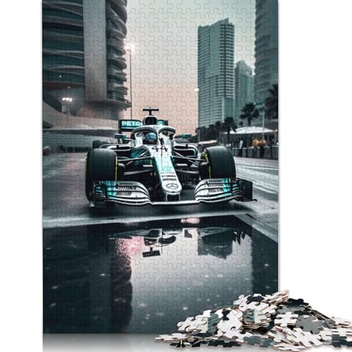 Art Sports Car Puzzle, Familienspaß, rechteckiges Holzpuzzle für Kinder und Erwachsene ab 12 Jahren, Geburtstagsgeschenk, 520 Teile (52 x 38 cm) von LMYmoney
