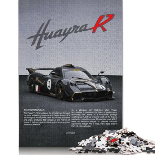 Art Sports Car Puzzle, Premium-Puzzle aus 100% recyceltem Brett, 100% recyceltes Holz, Puzzle für Kinder und Erwachsene ab 12 Jahren, Geschenk, 1500 Teile (85 x 57 cm) von LMYmoney