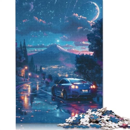 Art Sports Car Puzzle, Premium-Puzzle aus 100% recyceltem Brett, 100% recyceltes Holz, Puzzle für Kinder und Erwachsene ab 12 Jahren, Geschenk, 520 Teile (52 x 38 cm) von LMYmoney