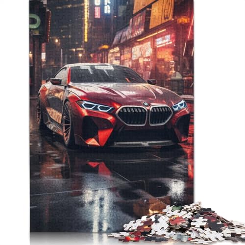 Art Sports Car Puzzle, Premium-Puzzle aus 100% recyceltem Holz, rechteckig, für Erwachsene und Teenager, einzigartiges Geschenk, 1500 Teile (85 x 57 cm) von LMYmoney
