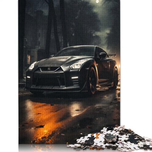 Art Sports Car Puzzle, Premium-Puzzle aus 100% recyceltem Holz, rechteckig, für Erwachsene und Teenager, einzigartiges Geschenk, 520 Teile (52 x 38 cm) von LMYmoney