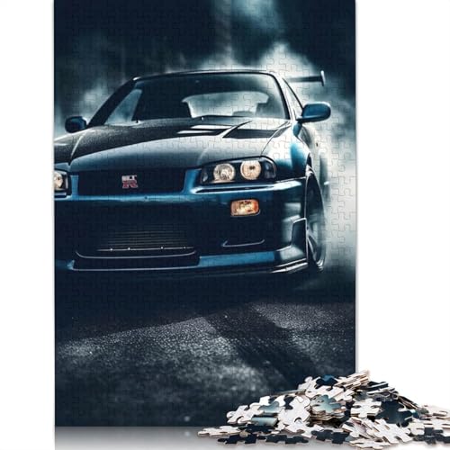 Art Sports Car Puzzle, Premium-Puzzle aus 100% recyceltem Holz, rechteckig, für Erwachsene und Teenager, einzigartiges Geschenk, 520 Teile (52 x 38 cm) von LMYmoney